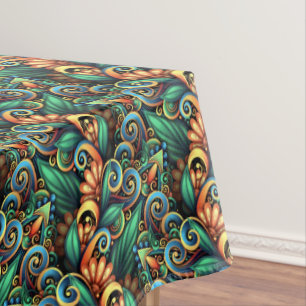 Moderne tropische abstrakte Tischdecke