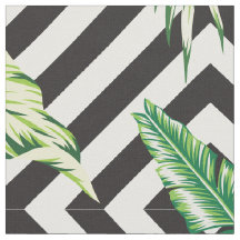 Moderne tropische Blume mit geometrischem Muster