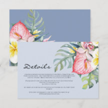 Moderne tropische Blumen-Hochzeit in Hawaii