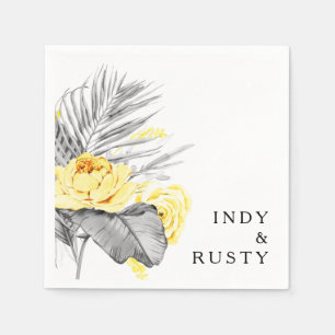 Moderne tropische Hochzeiten von Napkins Serviette