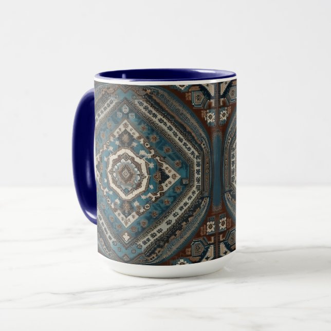 Moderne türkische Beautiful Old Pattern Collection Tasse (Vorderseite Links)