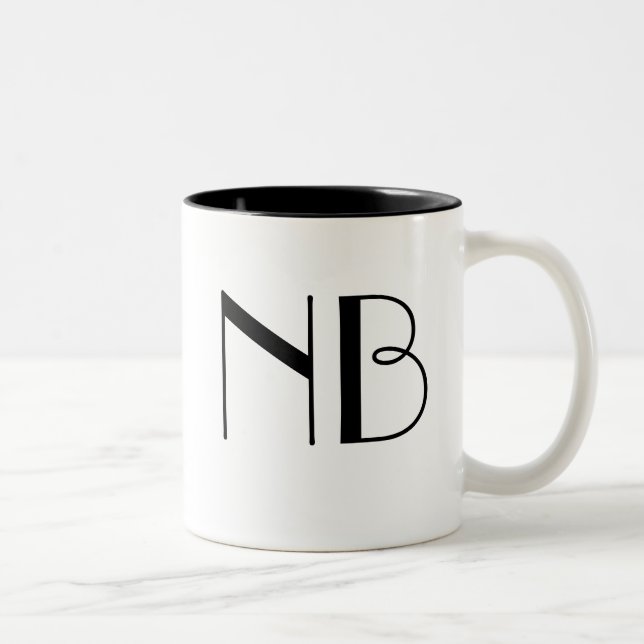 Moderne türkisfarbene Tasse (Rechts)