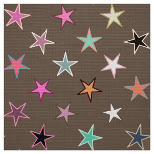 Moderne Twinkler Stars, Taupe Tan und mehrere Past Stoff