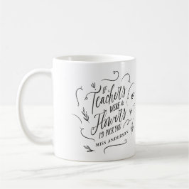 Moderne Typografie-Blume Kaffeetasse