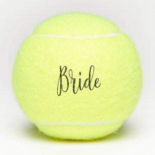 Moderne Typografie-Braut Tennisbälle