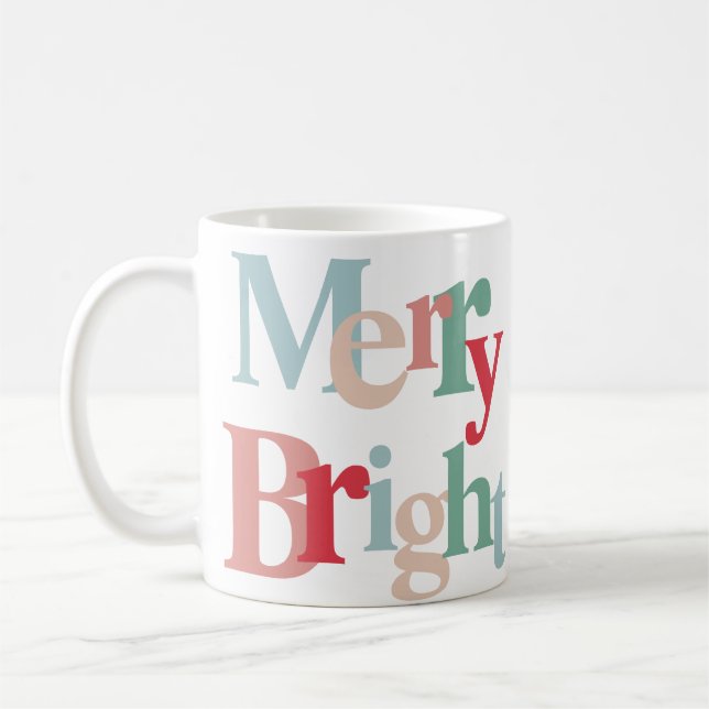 Moderne Typografie - Chriatmas Kaffeetasse (Links)