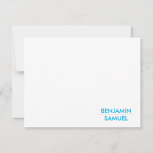 Moderne Typografie danken Ihnen, Bar Mitzvah zu RSVP Karte