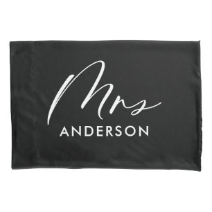 Moderne Typografie elegante Drehbuchgeschenk Kissenbezug