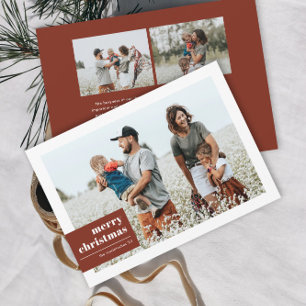 Moderne Typografie Farbbild Foto Weihnachten