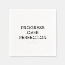 Moderne Typografie Fortschritt vor Perfektion Text