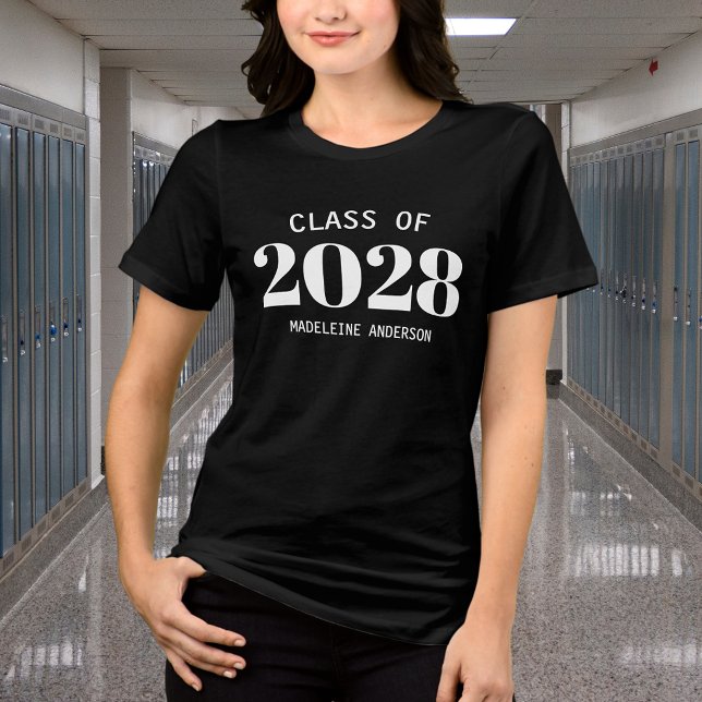 Moderne Typografie Foto-Abschlussfeier  Tri-Blend Shirt (Von Creator hochgeladen)