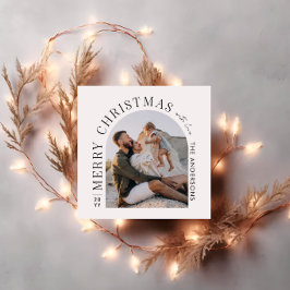 Moderne Typografie-Foto-Collage Weihnachten