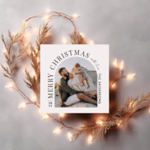 Moderne Typografie-Foto-Collage Weihnachten