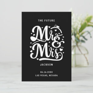 Moderne Typografie-Foto Hochzeit Save The Date