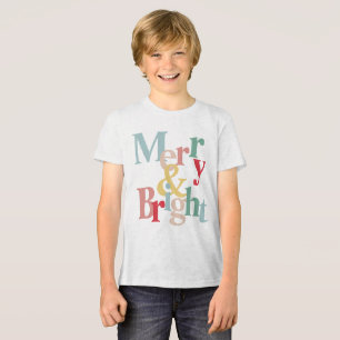 Moderne Typografie fröhlich und hell Tri-Blend Shirt