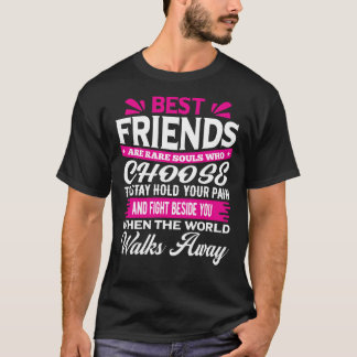 Moderne Typografie für den besten Freund T-Shirt