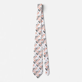 Moderne Typografie glücklich Erntedankmuster Krawatte