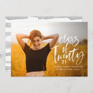 Moderne Typografie-Graduiertenankündigung Ankündigung