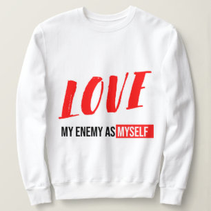Moderne Typografie Grafik-Text-Design Sweatshirt