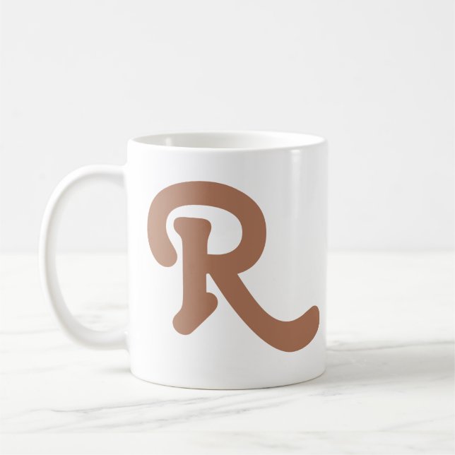 Moderne Typografie Kaffeetasse (Links)