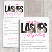 Moderne Typografie "LASHES by nachcare"