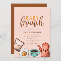 Moderne Typografie Niedlich Kawaii Baby Brunch