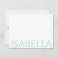 Moderne Typografie Personalisiert Blauer Name