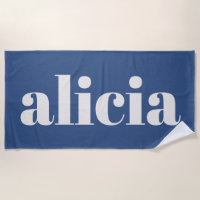 Moderne Typografie Personalisierter Name Sommer Bl