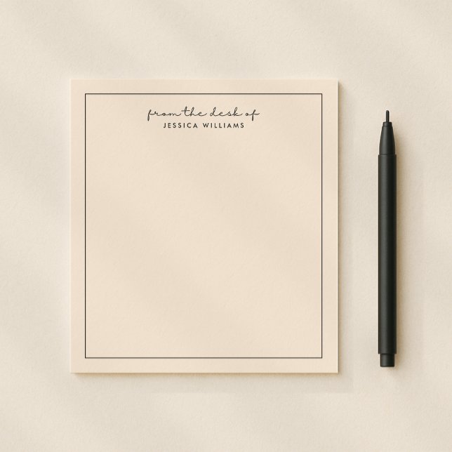 moderne Typografie, rosa vom Schreibtisch des Noti Notizblock (Von Creator hochgeladen)