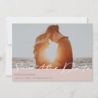 Moderne Typografie - Save the Date Karte ⎥ Foto