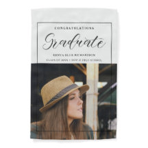 Moderne Typografie Script Foto Graduate Abschluss