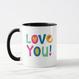 Moderne Typografie Valentinstag Liebe Sie Tasse