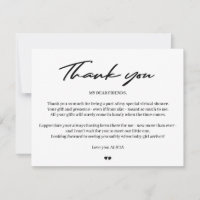 Moderne Typografie virtuelle Dusche Danke