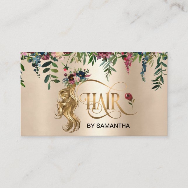 Moderne Typografie Visitenkarte (Vorderseite)