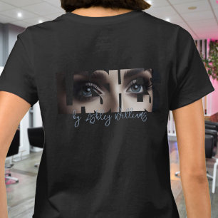 Moderne Typografie "Wimpern von" Wimpernkünstlerin T-Shirt