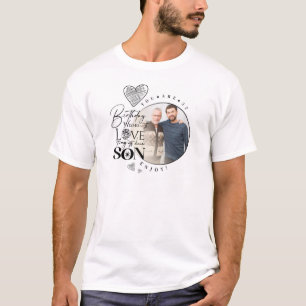 Moderne Typografie zum Geburtstag des Sohnes, Enke T-Shirt