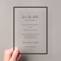 Moderne typografische minimalistische Hochzeit - T