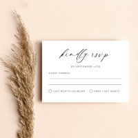 Moderne UAWG Wedding Minimalistisch Enclosure Card