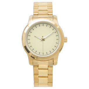 Moderne übergroße Herren-Gold  Armbanduhr