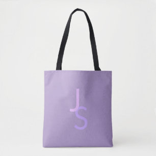 Moderne überlappende monogrammierte Initialen Li