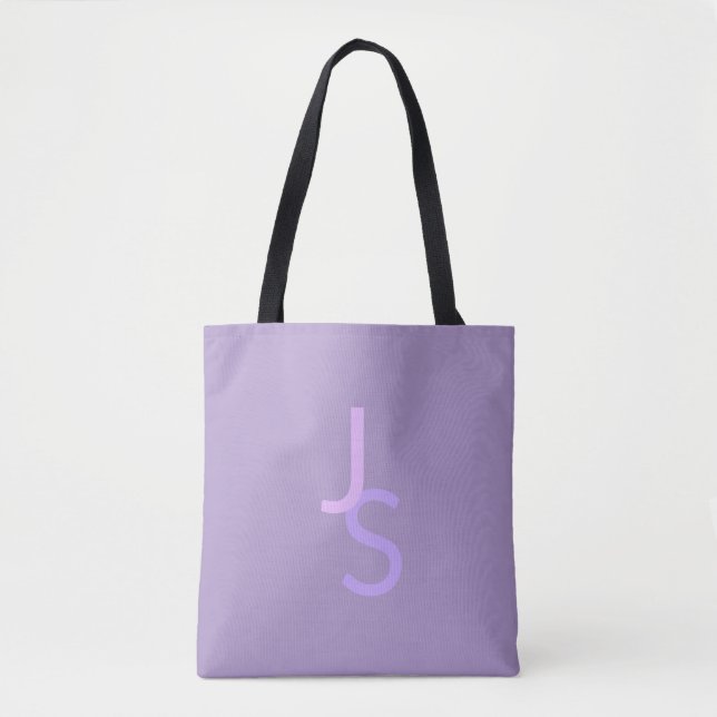 Moderne überlappende monogrammierte Initialen | Li (Vorderseite)