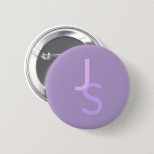 Moderne überlappende monogrammierte Initialen Li Button