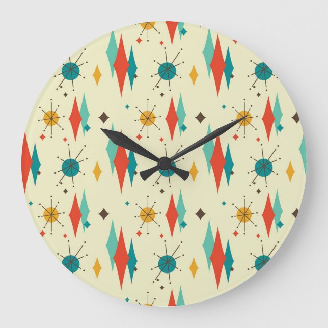 Moderne Uhr des Mittelalters, Diamantmuster (Vorderseite)