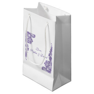Moderne Ultra-Violet-Hochzeit Kleine Geschenktüte