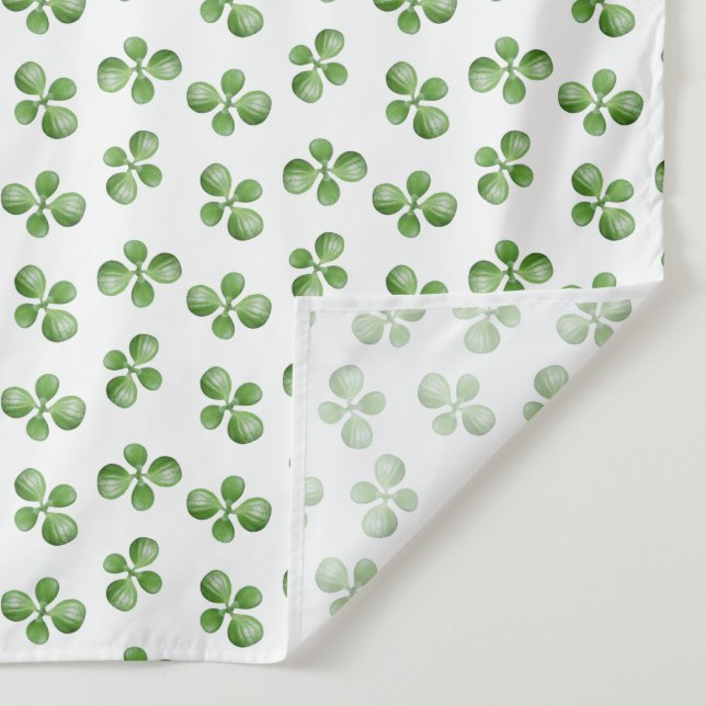 Moderne, umweltfreundliche, saftige Blätter auf We Wandteppich (Detail)