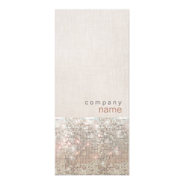 Moderne und Angesagte Rackkarte Werbekarte (Vorne)