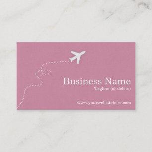 Moderne und einfache Reise-Visitenkarten Visitenkarte