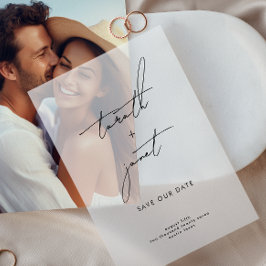 Moderne und elegante Namen rettete unser Datum