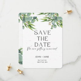 Moderne und elegante Save the Date-Karte Date