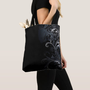Moderne und elegante Schwarz-weiße Blume